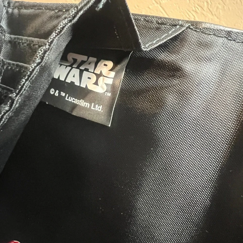 Star Wars Galactic Empire Death Trooper AT-AT Faux Leather Tri-Fold Wallet Black